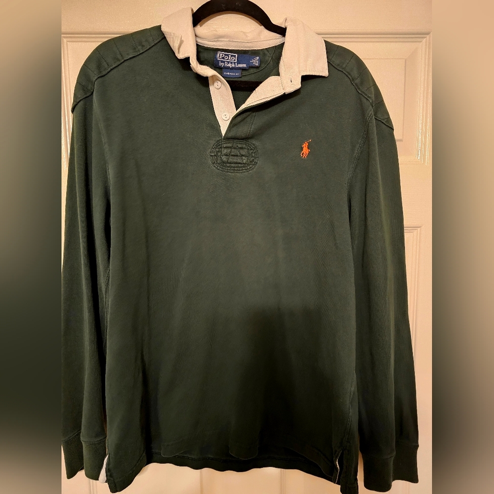 Vintage long sleeve Polo size Large